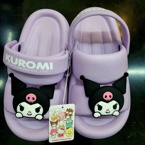 Brand New Sanrio Kuromi Sandals Slippers Size: 7 US - Picture 2 of 7